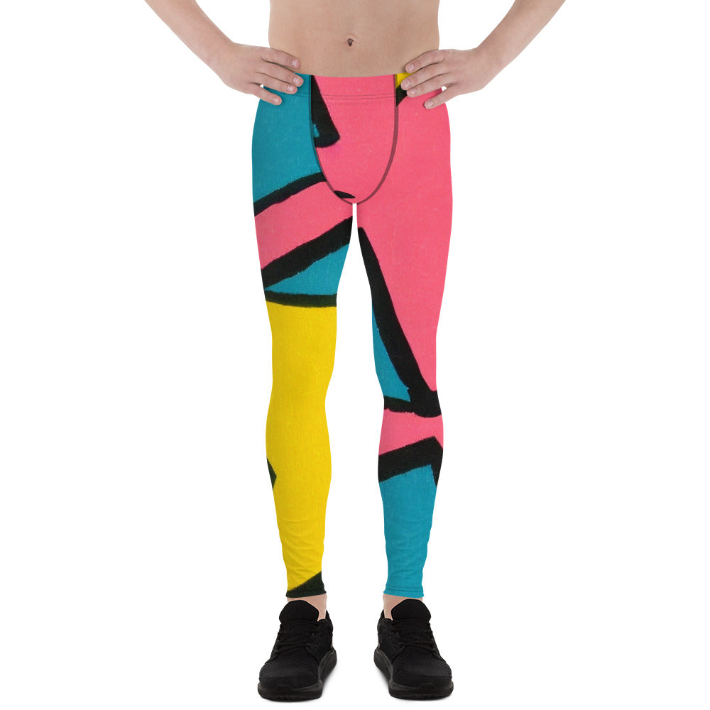 Electric Pop - Men's Leggings