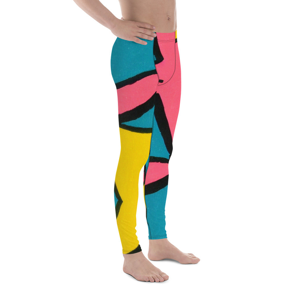 Electric Pop - Men's Leggings