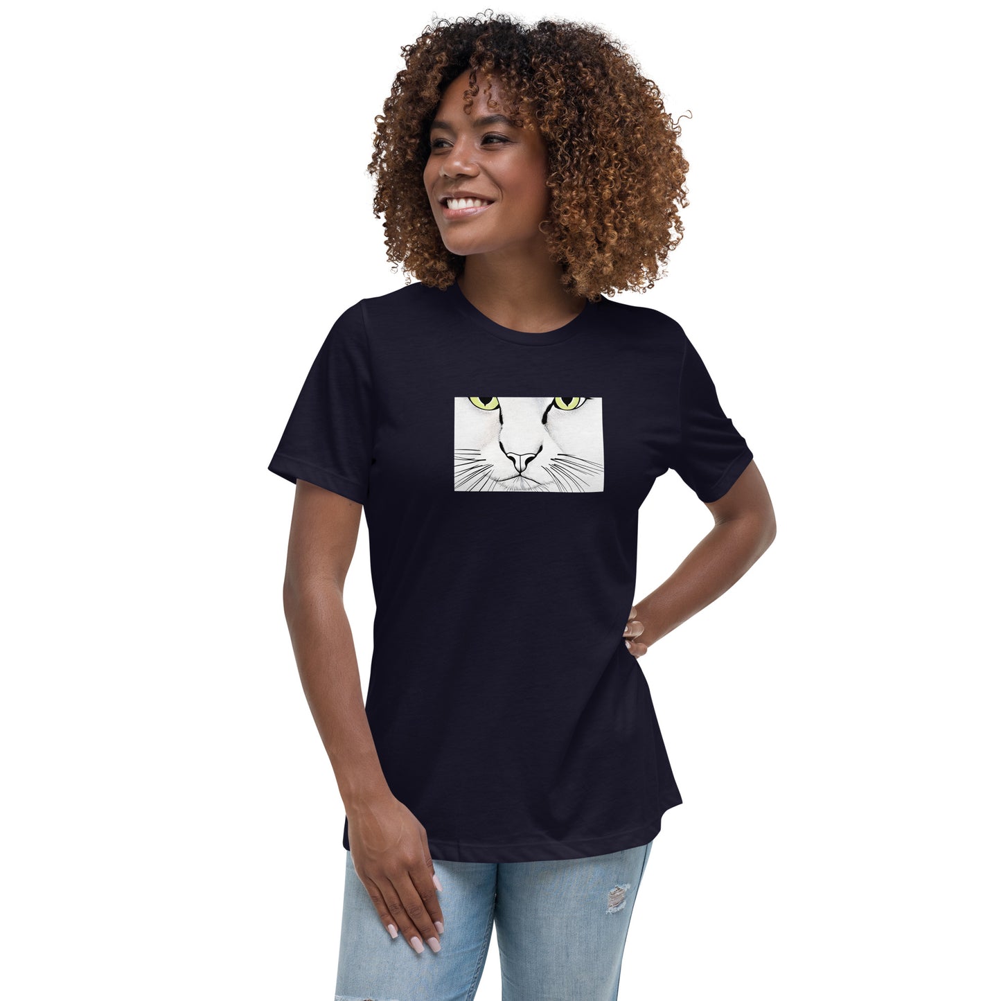 Cat Heart - Women's Relaxed T-Shirt