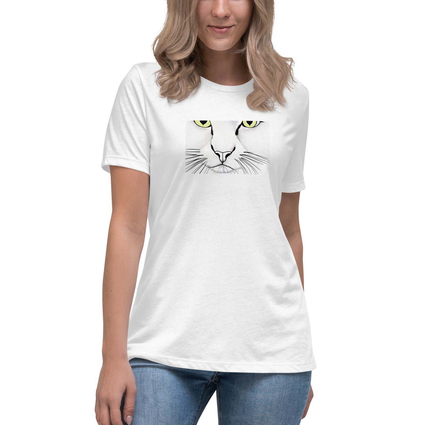 Cat Heart - Women's Relaxed T-Shirt